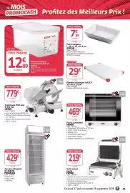 Catalogue Promocash page 41: Araven Boîte hermétique €12,89, HENDI Trancheuse Profi Line €779,00