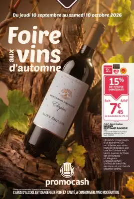 Promocash (valable jusqu'au 10-10)