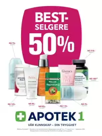 Apotek 1 kundeavis Side 2: Cosmica Deo €70,00, NYCOPLUS Høykonsentrert Omega-3 €210,00