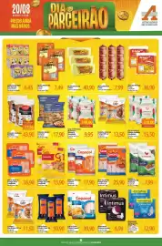 Folheto Atacadão Página 3: Costa sul - filé de peixe salmão €59,90, Friato - salsicha hot dog €36,90