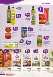 Folleto SPAR Gran Canaria Página 14: Arroz sos, especial ensaladas €1,10, Ybarra aceite de oliva virgen extra €5,29