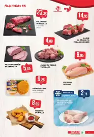 Folleto SPAR Gran Canaria Página 4: Solomillo de novillo €23,35, Elpozo king upp €9,25