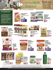 Folheto Carrefour semana 34 Página 4: Biscoito doce integral da magrinha €8,99, Granola integral Jasmine Sabores €24,99