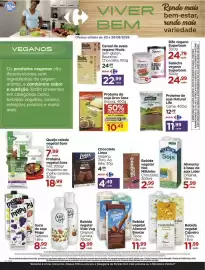 Folheto Carrefour semana 34 Página 5: Bebida vegetal Cajueiro Tipos €11,99, Bebida vegetal Almond Breeze Tipos €11,99