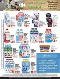 Folheto Carrefour semana 34 Página 7: Iogurte frutap zero lactose €12,99, Logurte pense zero ou probio2 batavo sabores €14,99