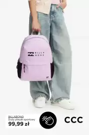 CCC gazetka Strona 3: Duży plecak sportowy Billabong €99,99