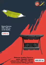 Catalog Brico Depôt Pagină 3: Balansoar gradina 3 locuri cu spatar rabatabil, 2 perne €580,50