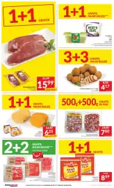 Intermarché folder week 35 Pagina 4: Gebraden balletjes natuur of Luiks €4,17, Gerookte spekblokjes €7,00
