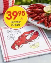 EKO reklamblad vecka 34 Sida 3: Servetter €39,95