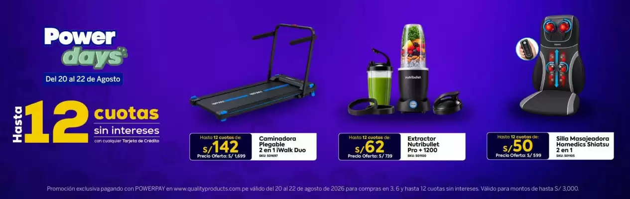Quality Products (válido hasta 24-08)
