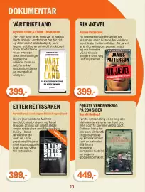Ark Bokhandel kundeavis Side 10: Etter rettssaken €399,00, Harald Høiback Første Verdenskrig På 200 Sider €449,00