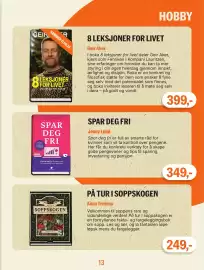 Ark Bokhandel kundeavis Side 13: Anna Tromop På tur i sopp skogen €249,00