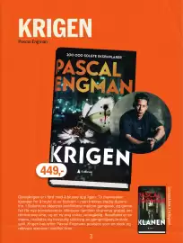 Ark Bokhandel kundeavis Side 3: Pascal Engman Krigen €449,00