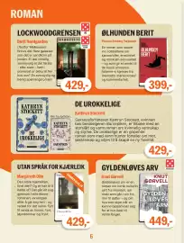 Ark Bokhandel kundeavis Side 6: Gyldenløves arv €449,00, Utan språk for kjærliek €429,00