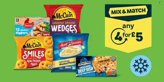 Asda leaflet week 34 Page 4: Mix & Match any 4 for £5 €5,00