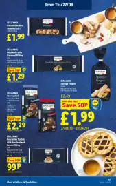 Lidl leaflet week 35 Page 15: Italiamo croccantini €2,29, Italiamo crostatine tartlets €0,99