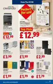 Lidl leaflet week 35 Page 19: Crelando notebook €2,99, Crelando a4 ring binder €1,79