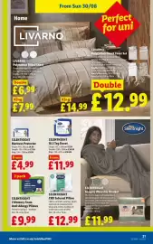 Lidl leaflet week 35 Page 23: Silentnight memory foam anti-allergy pillows €9,99, Silentnight cbd infused pillow €12,99