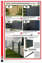 Catalogue Brico Dépôt page 2: NEVA LAME ALU PERSIENNE ANTHRACITE €22,90, NEVA Clôture composite €27,90