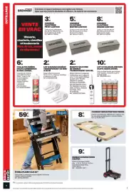 Catalogue Brico Dépôt page 8: Scheppach Établi pliant alu 20" €59,90, CHARIOT MANUTENTION €8,99