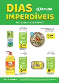 Folheto Recheio Página 1: Leite uht nova acores meio gordo €0,64, Óleo alimentar fula €4,69