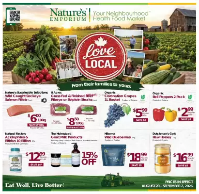 Nature's Emporium flyer (valid until 2-09)