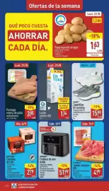 Folleto ALDI semana 36 Página 2: Papa especial arrugar €1,63, Leche entera XXL €1,34