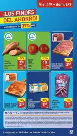 Folleto ALDI semana 36 Página 35: Tomate salsa €1,49, Campofrío ministicks de fuet €1,25