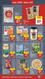 Folleto ALDI semana 36 Página 9: Flete espinacas €1,49, Dr. Oetker pizza €1,97