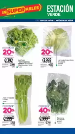 Catálogo La Anonima semana 34 Página 7: Espinaca envasada €2.999,00, Lechuga francesa/mantecosax unid €2.392,00