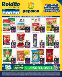 Folheto Roldão Página 1: Toddynho - bebida láctea chocolate tradicional ou levinho €2,29, Toddy - achocolatado em po €17,90