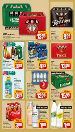 REWE DE tilbudsavis uge 34 Side 17: Erdinger Weißbier oder Brauhaus €13,99, Paulaner Weißbier €4,99