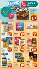 REWE DE tilbudsavis uge 34 Side 21: Alpia Schoko Brezeln €2,29, Jacobs 2in1 Classic oder 3in1 Classic €1,99