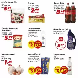 Tabloide Dia Página 2: Massa - renata €4,79, A granel - alho €1,69
