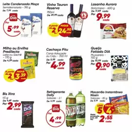 Tabloide Dia Página 7: Dolly - refrigerante €4,99, Predilecta - milho ou ervilha €3,39
