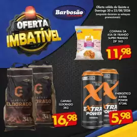 Catálogo Barbosão Extra Supermercados Página 1: Energético extra power original €5,98, Carvão eldorado €16,98