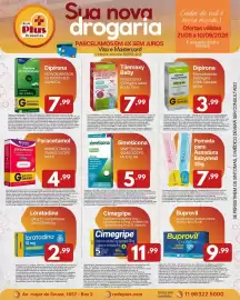 Folheto Rede Plus Supermercados Página 1: Dipirona monoidratada €3,99, Tilemaxy baby €7,99
