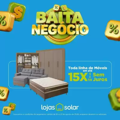 Lojas Solar (válido até 22-08)