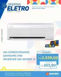 Catálogo Hiper Moreira Página 4: Ar condicionado samsung hw inverter 12k wfree ia €2.539,00