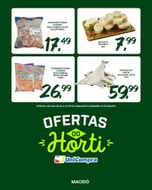 Catálogo Unicompra Página 4: Bacalhau saith €59,99, Camarão cinza €17,49
