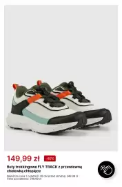 4F gazetka tydzień 34 Strona 11: Buty trekkingowe 4F FLY TRACK z przewiewną cholewką chłopięce €149,99