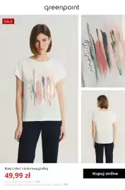 Greenpoint gazetka tydzień 34 Strona 10: T-shirt damski biały z kolorową grafiką Greenpoint €49,99