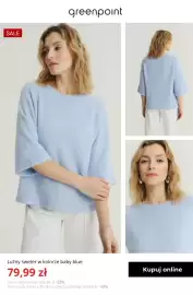 Greenpoint gazetka tydzień 34 Strona 11: Sweter damski luźny Greenpoint baby blue €79,99