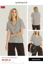 Greenpoint gazetka tydzień 34 Strona 2: Luźny top w kontrastowe paski Greenpoint €39,99