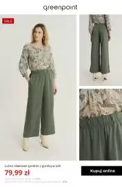 Greenpoint gazetka tydzień 34 Strona 5: Spodnie damskie luźne oliwkowe z gumką w talii Greenpoint €79,99
