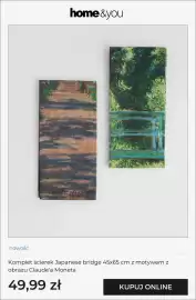 Home&You gazetka Strona 10: Komplet ścierek home & you Japanese bridge z motywem z obrazu Claude'a Moneta €49,99