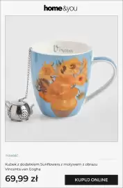 Home&You gazetka Strona 12: Kubek z dodatkiem Sunflowers z motywem z obrazu Vincenta van Gogha €69,99