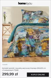 Home&You gazetka Strona 3: Komplet pościeli z bawełny satynowej home & you Impresjo 200x220 cm z 2 poszewkami 70x80 €299,99