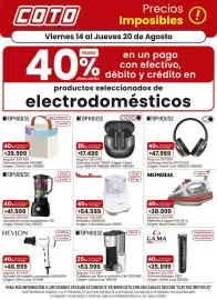 Catálogo Coto semana 34 Página 10: Gama trimmer titanium t827 €25.899,00, Moulinex picadora €54.599,00