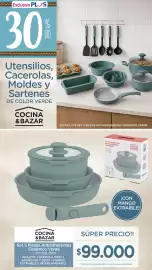 Catálogo La Anonima Página 4: Set 5 piezas antiadherentes cerámico verde €99.000,00